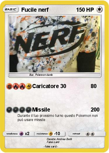 Pokemon Fucile nerf