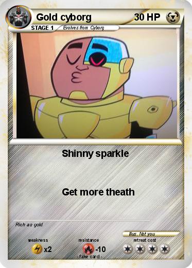 Pokemon Gold cyborg