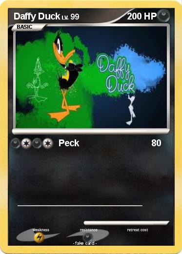 Pokemon Daffy Duck