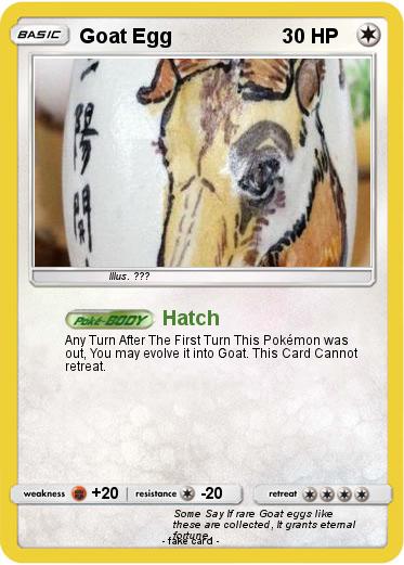 Pokemon Goat Egg