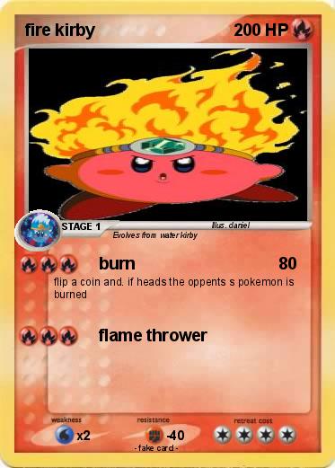Pokemon fire kirby