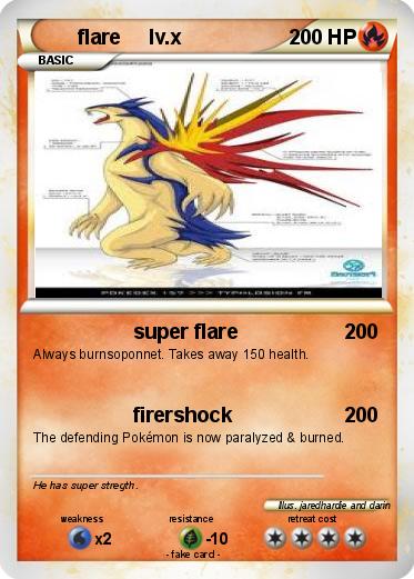 Pokemon flare     lv.x