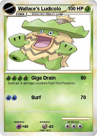 Pokemon Wallace's Ludicolo