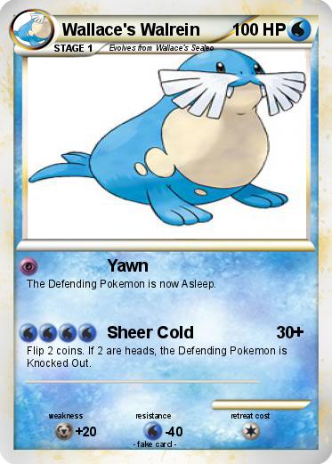 Pokemon Wallace's Walrein