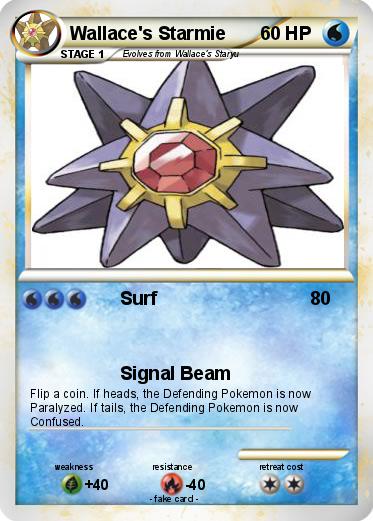Pokemon Wallace's Starmie