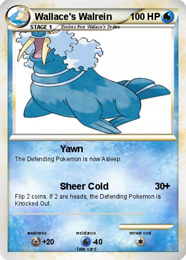 Pokemon Wallace's Walrein