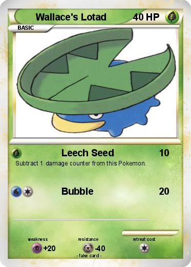 Pokemon Wallace's Lotad