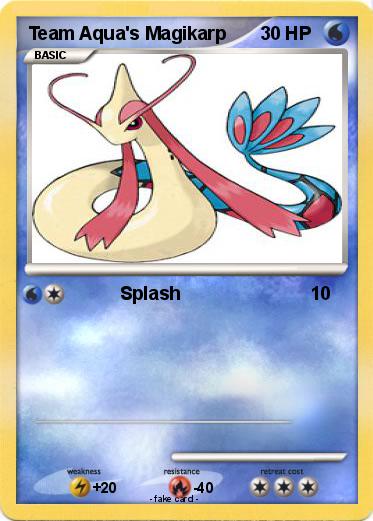 Pokemon Team Aqua's Magikarp