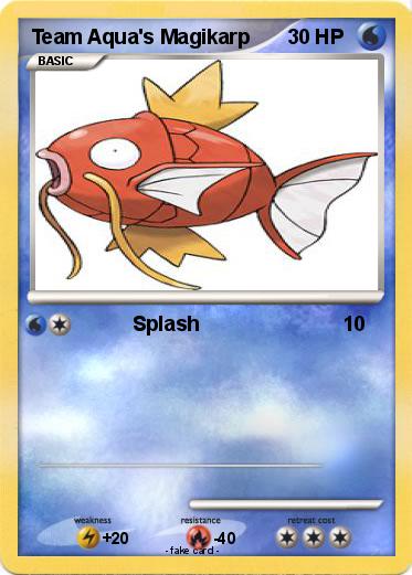 Pokemon Team Aqua's Magikarp