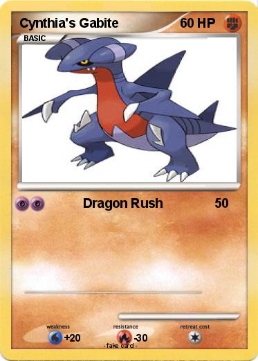 Pokemon Cynthia's Gabite