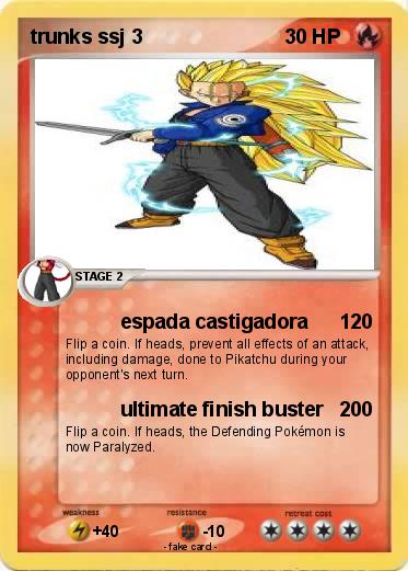 Pokemon trunks ssj 3