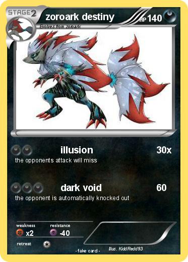 Pokemon zoroark destiny