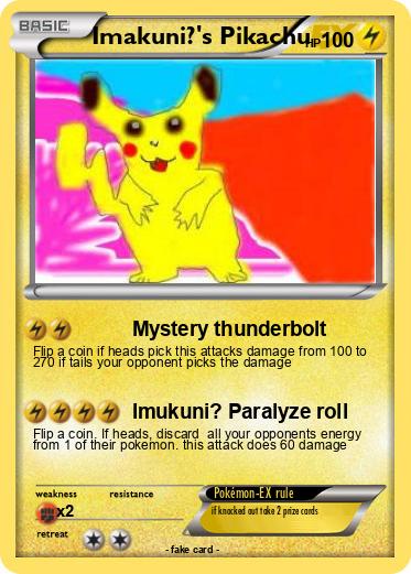 Pokemon Imakuni?'s Pikachu