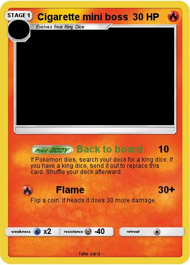 Pokemon Cigarette mini boss