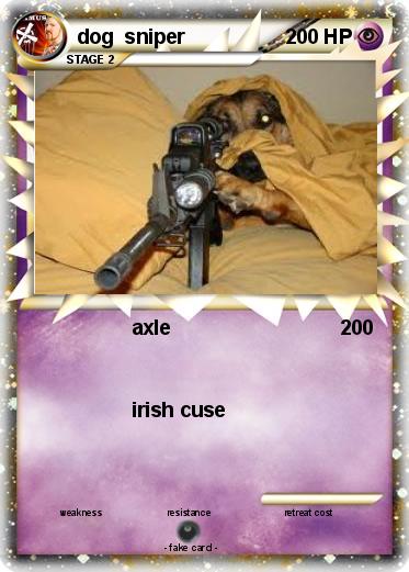 Pokemon dog  sniper