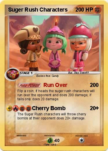 Pokemon Suger Rush Characters