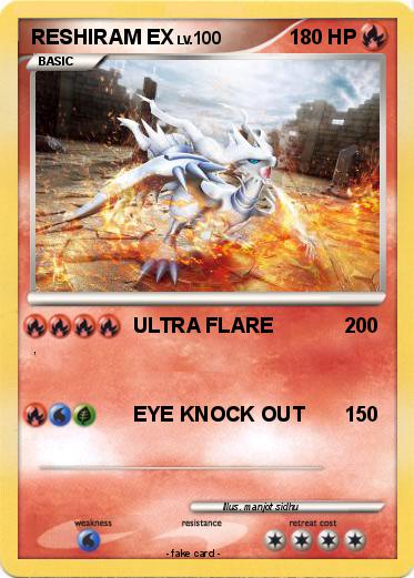 Pokemon RESHIRAM EX