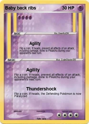 Pokemon Baby back ribs