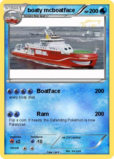 Pokemon boaty mcboatface