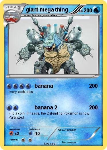 Pokemon giant mega thing