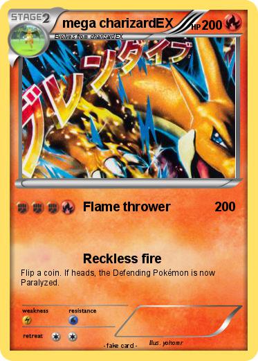 Pokemon mega charizardEX