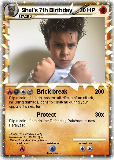 Pokemon Shai's 7th Birthday