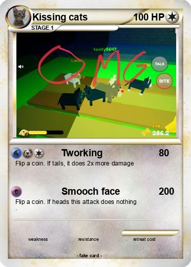 Pokemon Kissing cats