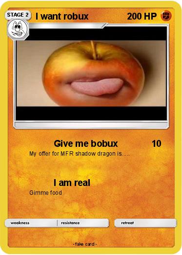 Pokemon I want robux