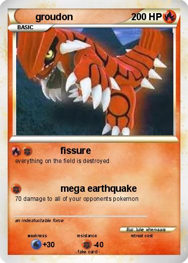 Pokemon groudon