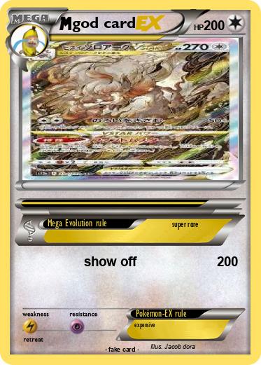 Pokemon god card