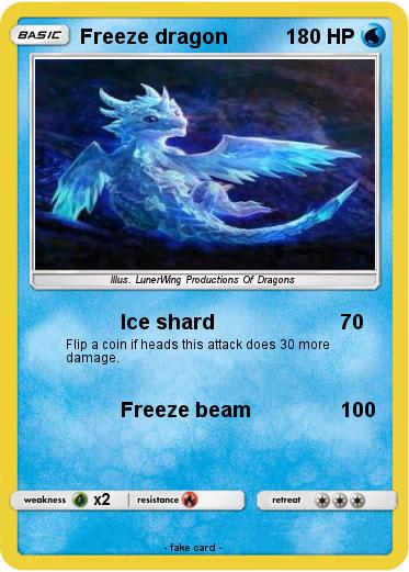 Pokemon Freeze dragon