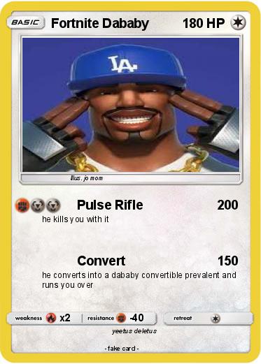Pokemon Fortnite Dababy