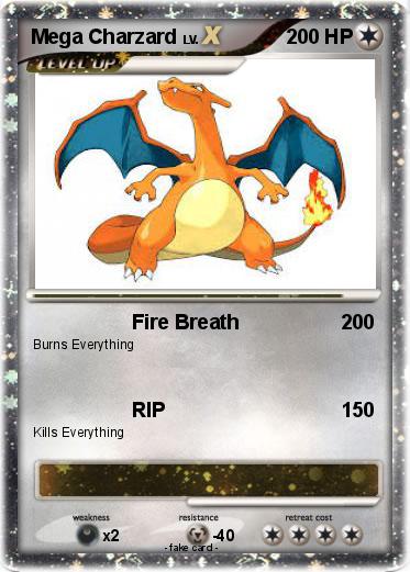 Pokemon Mega Charzard