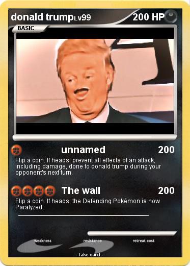 Pokemon donald trump