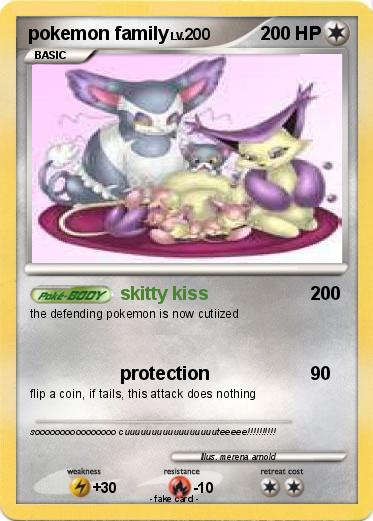 Pokemon pokemon family