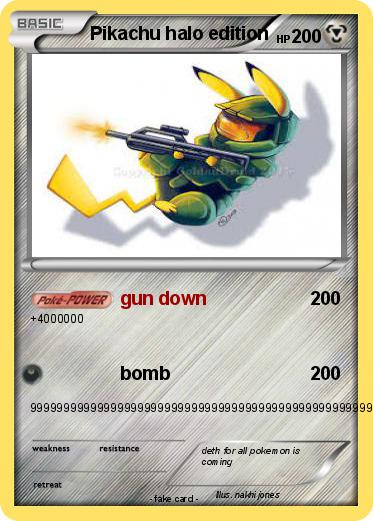 Pokemon Pikachu halo edition