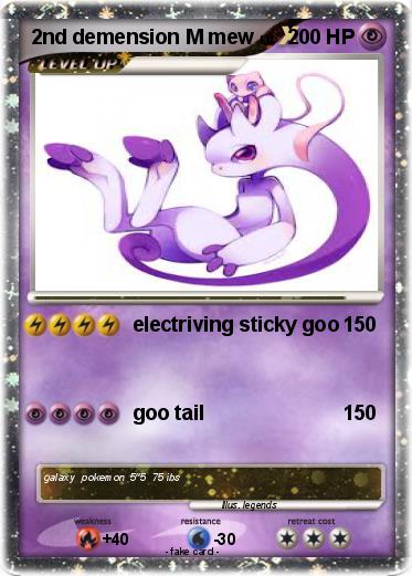 Pokemon 2nd demension M mew