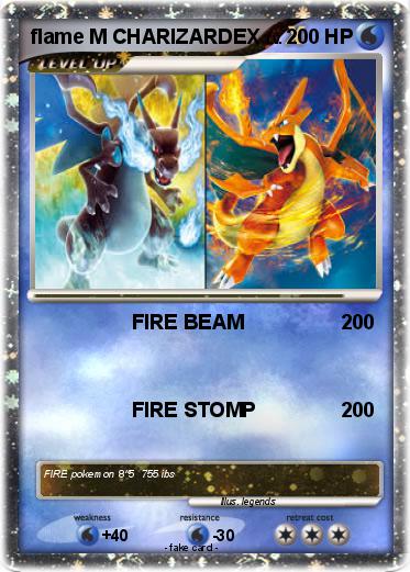 Pokemon flame M CHARIZARDEX