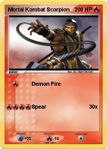 Pokemon Mortal Kombat Scorpion