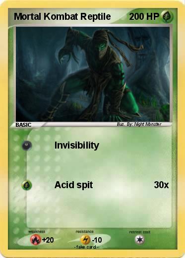 Pokemon Mortal Kombat Reptile