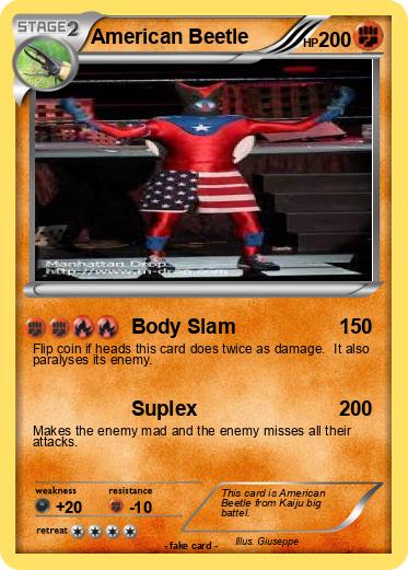 Pokemon American Beetle