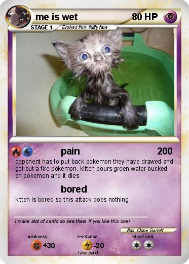 Pokemon me is wet