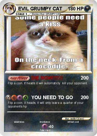 Pokemon EVIL GRUMPY CAT