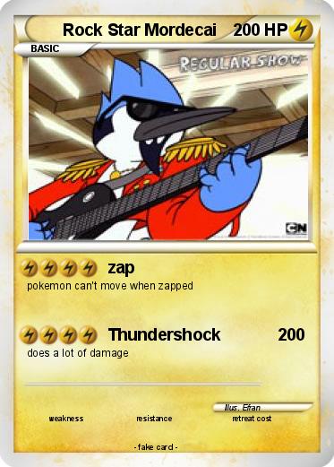 Pokemon Rock Star Mordecai