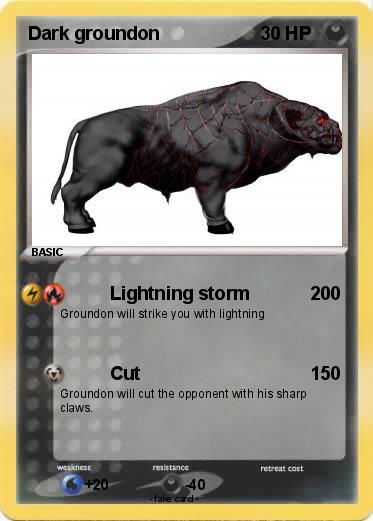 Pokemon Dark groundon