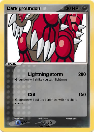 Pokemon Dark groundon