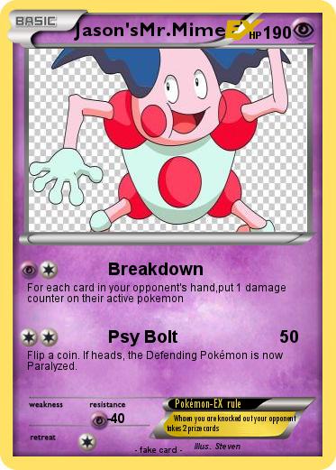 Pokemon Jason'sMr.Mime