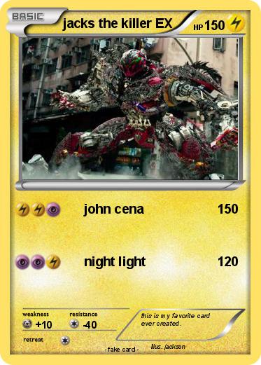 Pokemon jacks the killer EX