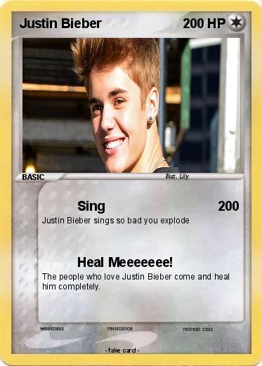 Pokemon Justin Bieber