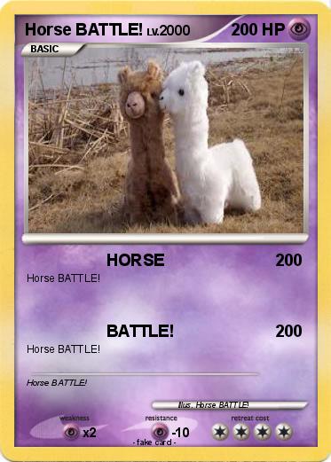 Pokemon Horse BATTLE!